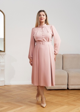 Платье П-422 (164, 104, 112, Плательная, 23 Розовый, OT Отсутствует, Вискоза 60% П/Э 35% Лайкра 5%)